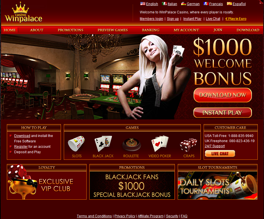Winpalace Casino Online